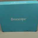 Breescape Cooling Sheet Set Full Size - BlendTek Dry & Cool Technology for Hot Sleepers and Night Sweats, Q-Max>0.46 Tech, Deep Pocket Up to 18", 360 Elastic Band, Misty Gray