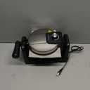 Waffle Maker, Rotating Belgian Waffle Maker, 180° Flip Waffle Iron, Non-Stick Plate, Adjustable Browning Control, Foldable Cool Touch Handle, Removable Drip Tray, Space Saving Storage, Stainless Steel
(Black)