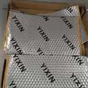 YIXIN Sound Deading Material for Cars, 80 mil (2mm) Car Sound Deadening mat - Butyl Automotive Sound Deadener - Noise Insulation and Vibration Dampening Material (36 SqFt(3.4 SqM))