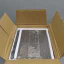 QEEIG Bathroom Shelves Over Toilet - Wall Mounted Floating Shelves Toilet Paper Storage Small Farmhouse Decor Shelf 16 inch Set of 3, Grey (019-GY3)