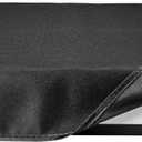 eXtremeRate Black Horizontal Dust Cover for Xbox One S Console Custom Designed Double Layer Soft Neat Lining Waterproof Dustproof Precision Cut Easy Access Cable Port