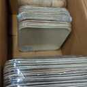 brheez Bamboo Plates Disposable Made From Palm Leaf - 100 Pack (10 inch) Eco Friendly Compostable & Biodegradable-Disposable Party Plates Heavy Duty more Environmentally Friendly than Paper Plates (10" Square Plates)