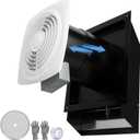 509 Through Wall Exhaust Fan 8 Inch 200 CFM with Aluminum Grease Filter