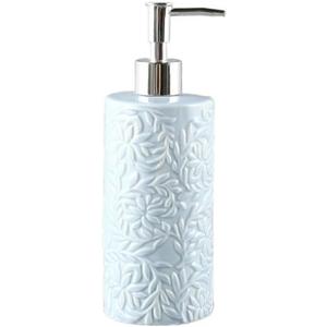 Mug Cups 520ML Shampoo & Body Wash Dispenser BottlePress Lotion BottleCeramic Embossed Pattern Soap Dispenser Coffee Drink Cup