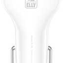 A Fast Charger that Helps You Build The Habit of Checking The Backseat-Newborn Essential | Clever Elly – No App, Voice Alert–Hot Car Prevention Device for Infant & Toddler Safety USB-C + USB-A
