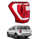 WFLNHB Driver Side Tail Light Brake Light Replacement for Expedition 2018 2019 2020 2021 2021 Halogen Rear Brake Lamp JL1Z13405G FO2800271C
