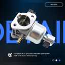 Carburetor Compatible with John Deere MIA10591 X300 X300R X304 Series Tractor with Fuel Pump
