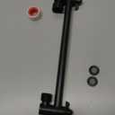 Shower Extension Adjustable Height and Angle Shower Head Extension Arm for Rain Shower Head, Shower Arm Extender Hardware (Oil Rubbed Bronze, 10 Inch)