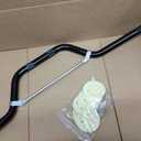 1 Pcs 7/8" 22mm Dirt Bike Handlebars with Foam Pad Atv Motorcycle Handlebars for Motocross Atv Dirt Bike Ebike (Black)