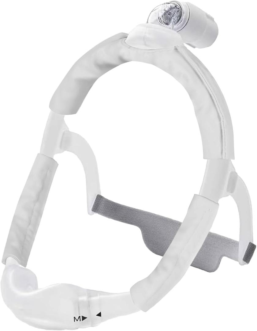 3 Pcs Satin Strap Covers, Silky Mask Frame Covers Pads Compatible with DreamWear or AirFit N30i/P30i Headgear Cover Set Hair Protector for Women Face Cushion for Reduce Red Marks (Light Grey)