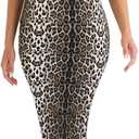 Women's Summer Bodycon Maxi Dress - Short Sleeve Slit Going Out Club Party Long Pencil Sheath Dresses (Brown, XXXL)