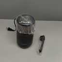 HAUSHOF Coffee Grinder Electric, One Touch Design, Spice, Herb, Grinder for Coffee Bean Spices and Seeds with 1 Removable Stainless Steel Bowl, Dry Grinder-Black