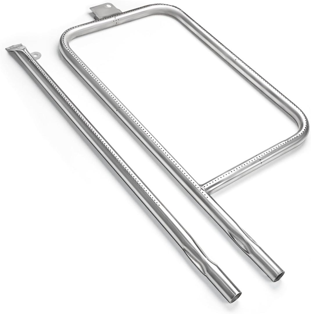 Burner Tube for Weber Q300, Q320, Q3000, Q3200, 304 Stainless Steel Burner Kits Replacement for Weber Q Series, Replaces 60036, 80385, 57060001, 586002, 65032
