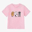 Fafaget Girl's Rock Paper Scissors Cute Paw Funny Cat T-Shirt Purple, 5Y