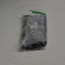 Homaxy 100% Cotton Terry Kitchen Towels(Black, 13 x 28 inches), Checkered Designed, Soft and Super Absorbent Dish Towels, 4 Pack