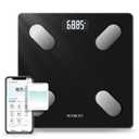 NUTRI FIT Smart Scale for Body Weight Body Composition Monitor, Bathroom Digital Weighing Scale with BMI, Body Fat, Muscle Mass, Accurate Bluetooth Home User Health Equipment Sync Apps