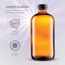 2 x Paksh Novelty Glass Spray Bottles Amber 2 Pack 16 Oz Refillable Container with Durable Leakproof Trigger Sprayer with Mist/Stream/Lock for Hair, Cleaning Products, Essential Oils, Aromatherapy, Water