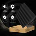 Acoustic Foam Panels, Sound Proof Foam Panels for Walls, Soundproofing Absorbing Panels Studio Noise Absorbing for Studio, Office, Home, 2" X 12" X 12"