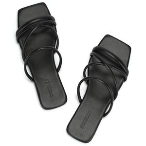 Women’s Flat Sandals Strappy Square Open Toe Slide Sandals Dressy Comfortable Wide Feet Friendly, 40N Women’s Flat Sandals Strappy Square Open Toe Slide Sandals Dressy Comfortable Wide Feet Friendly, 40N