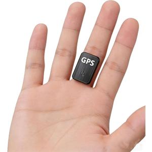0.8 inch!Hidden Mini GPS Tracker for Vehicles Portable Real Time Magnetic Tracking Device Car Full Global Coverage Location Kids Dogs Trucks Person No Subscription Required Monthly Fee (Ultra mini)