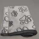 Stuffed Premium Soft Dog Blanket Washable, 40"x32" Cat Blanket for Indoor Cats Large Medium Small Dog Puppy Essentials (Grey)