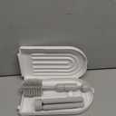 Munchkin Travel Baby Bottle Drying Rack with Silicone Bottle Brush - Compact and Foldable, Fits Easily in Diaper Bags for On-The-Go Use