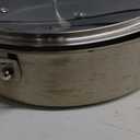 Stainless Steel 6 Quarts Saute Pan with lids, Nonsitck 12.5 inch Jumbo Cooker, 3 Layer Deep Frying pan with Stay Cool Handle, Dishwasher and Metal Utensil Safe