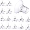 Flange Insert 13/15/17/18/19/20/21mm 14PCS,Compatible with Momcozy S12 pro/S9 pro/S12/S9/Medela/Spectra/Bellaaby/TSRETE etc 24mm Shields/Flanges,Reduce 24mm Tunnel Down to Other Size