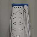 2 Prong Smart Power Strip, 1200J Surge Protector, Yozisital 2 Prong to 3 Prong Outlet Adapter, 5FT Flat Plug Extension Cord with 8 Outlets 4 USB Ports for Home Office