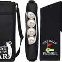 2 x Realspring Golf Cooler Bag Golf Accessories Kit for Men with Golf Towel Golf Ball Cleaning Brush Divot Repair Tool Small Soft Cooler Bags Insulated Beer Cooler Holds for Father's Day Golf Gifts
