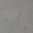 PATIKIL 11.5" Diameter Lampshade Diffuser, 2 Pcs 2.7mm Thick Round Diffuser Sheet for Drum Lampshades, Pendants Light, DIY Light Shield, Translucent White