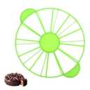 Round Cake Slice & Pie Slicer Marker, Cake Divider, Cheesecake Cutter, Double Sided Cake Portion Marker, 10 or 12 Slices-Works for Cakes Up To 16-Inches Diameter