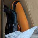 BestOffice Office Computer Chair Ergonomic Mesh Desk Chair with Lumbar Support Modern Executive Adjustable Stool Rolling Swivel for Back Pain (Orange) (1 Pcs)