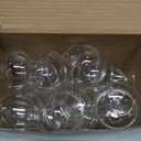 25 Pcs 3 oz Sphere Plastic Dessert Cups for Party Small Clear Parfait Appetizer Cups Mini Round Dessert Bowl Disposable Ice Cream Salad Fish Bowl for Serving Wedding Event Birthday Party Cake