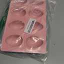 Silicone Egg Molds for Baking 3 Pack 24 Cavity Food-Grade Chocolate Molds Baking Candy Jello Mold Set Non-stick Egg-Shaped Easter DIY Baking Supplies for Cake Ice Cream Dessert Ice Cube Pastry