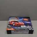 Slot-Car-Race-Track-Sets for Boys Kids, Battery or Electric Race Car Track with 4 High-Speed Slot Cars, Dual Racing Game 2 Hand Controllers Circular Overpass Track, Toys Gifts for 6-8 8-12 Boys Girls (Black)