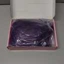 Long Purple Wavy Wigs for Women Middle Part Dark Purple Wig 26 inch Natural Curly Synthetic Wig Heat Resistant Fiber Wigs for Daily Party Use