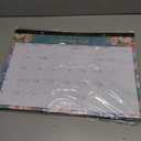 5 x 2026 Desk Calendar, Large Monthly Calendar (Jan. 2026 - Jun. 2027) 17'' x 12'', Wall/Desktop Use, Personal Desk Planner for Teacher Family School Office Supplies