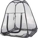 Mesh Plant Cover from Animals, Plant Netting Pest Guard Cover, Plant Tent Cage Pop-up with 4 Stakes for Vegetables, Fruits, Flowers (Black, 36 x 36 x 39 Inches)