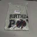 SOFEON Birthday Boy Shirts Boys Baseball T-Shirt 6th 7th 8th 9th 10th Birthday Party Tees Kids Baseball Fan Outfit B-Day Tops