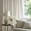 Cream Velvet Pinch Pleated Curtains 84 Inches Long for Living Room Bedroom Modern Elegant Soft Velvet Drapes with Hooks White Room Darkening Thermal WindowTreatments W40 x L84, 2 Panels Set