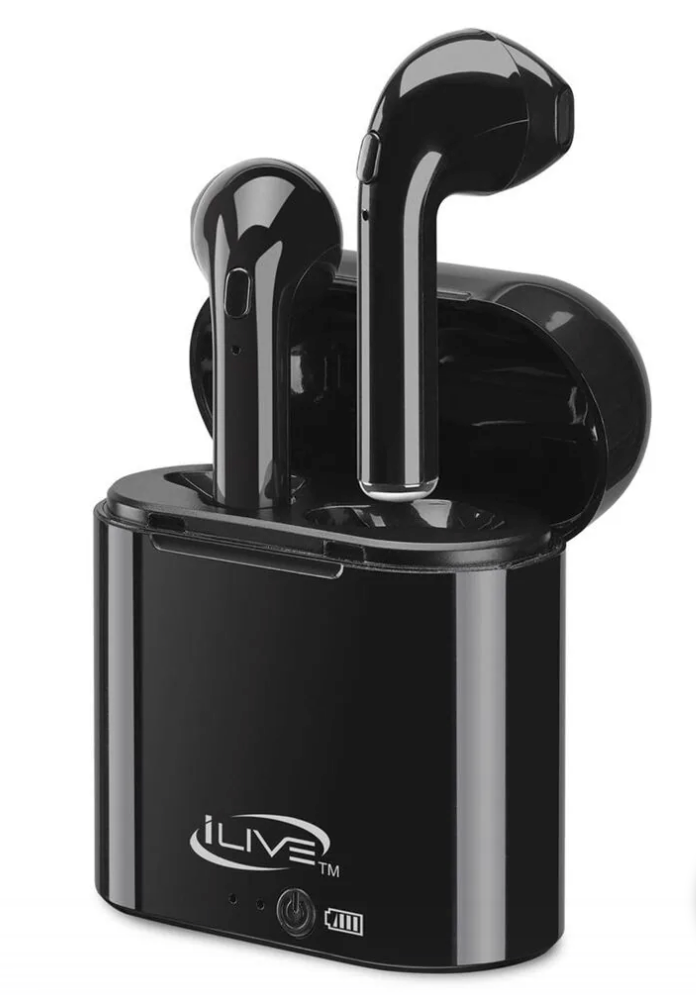 iLive True Wireless Bluetooth Earbuds in Black