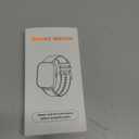 Smart Watch for Men Women, 2.01" HD Touchscreen Fitness Watch, Bluetooth Calls, 120+ Sports Modes, Music Control , 24/7 Heart Rate and Sleep Monitor, IP67 Waterproof, iOS Android Compatible (Black)