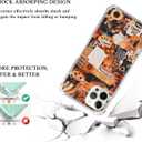 Autumn Collage Pumpkin Witch Halloween Case for iPhone 16 Pro Max, Retro Aesthetic TPU Bumper Cover