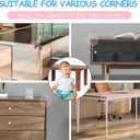 4 x Baby Proof Corner Protectors (28 Pack), Extra Soft Silicone Sharp Bumpers and Guards for Bed, Table, and Furniture Edges, Clear