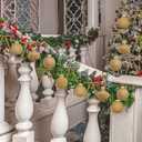 45 Pcs 3.15 Inch Velvet Christmas Ball Ornaments and Velvet Wreath Bow, 15 Flocked Christmas Tree Hanging Ball 30 Vintage Velvet Ribbon Bows, Xmas Decor Holiday Party Supplies (Khaki, 3.15 inches)