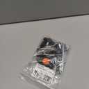 2 Sets Drive Walker Parts Replacement Knobs Kits, Compatible with Various Foldable Rollator Models (Includes 1.34" and 1.73" M6 Screw Rods, 0.75" Half-Round Washers, Cross and Star-Shaped Knobs)