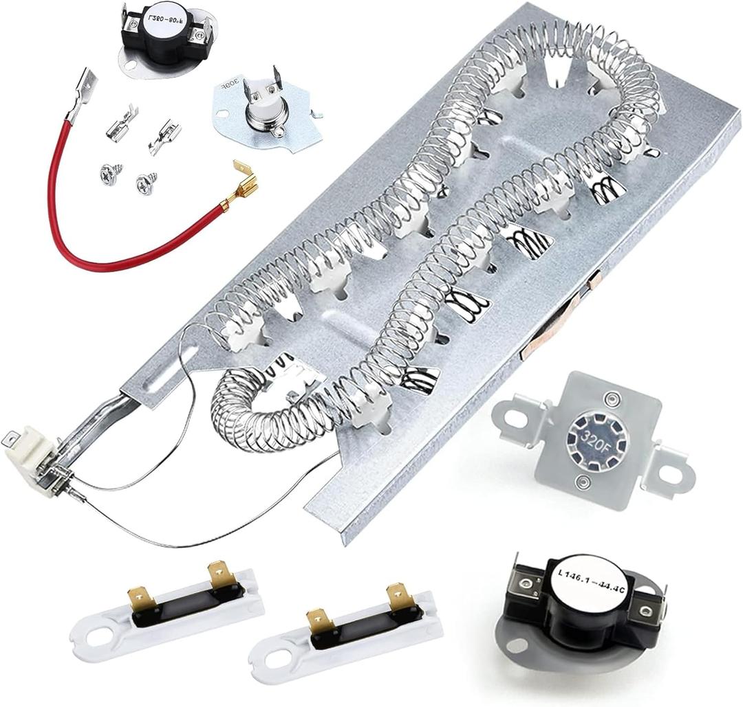 AMI PARTS 3387747 WP3387747 Dryer Heating Element Compatible with Kenmore Whirlpool Maytag dryer - Replaces PS11741416 W11344457 AP6008281 8527865 AP2947033 PS344597 W11045584