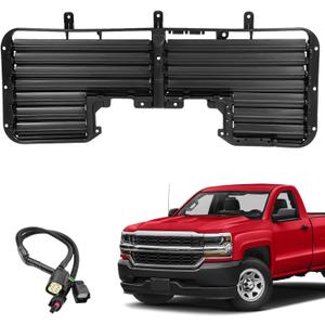 Active Grille Shutter 84363184 Compatible with 2017-2019 Chevy Silverado 1500 Sierra 1500,OE# 84363184/ GM1206119 without Motor