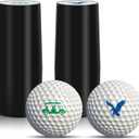 TAOLAVB 2 Pack Professional Golf Ball Stamper, Quick-Dry, Mini Golf Ball Marker with Fun Patterns, Waterproof & Fade-Resistant, Reusable Golf Ball Stamp Suitable for Both Indoor and Outdoor Use (Green1+Blue1)